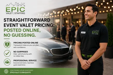 Straightforward Event Valet Pricing: Posted Online, No Guessing
