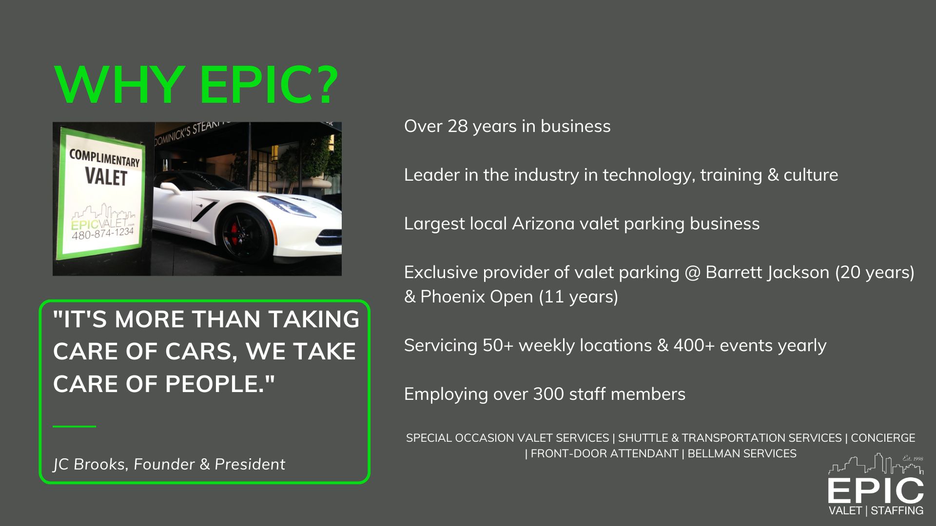 Why Epic?
